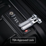 Samsonite Freeform Medium Luggage with Dual 360° Spinner Wheels - Checked Suitcase - TSA Lock, Airline-Approved - Lightweight Durable Polypropylene Expandable Hardshell - White/Grey
