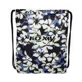 Roxy Light As A Feather Compact Drawstring Backpack - Wild Wind Hibiscus Mirage