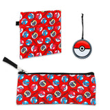 Pokemon Backpack Set - Bundle with 16" Pikachu Backpack, Utility Case, Pencil Holder, Water Bottle, Stickers, More | Pokemon School Bag Set for Kids, Boys, Girls