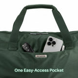 Ricardo Beverly Hills Avalon Drop-Bottom Weekender Duffel – Stylish Tote Bag for Women, Carry On Luggage & Travel Essentials, 38L, Juniper Green