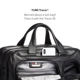 TUMI - Alpha Medium 15" Expansion Laptop Briefcase - Professional Briefcase for Commute or Travel - Padded Compartment Fits up to 15" Screen - Black Leather