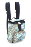 Gucci, Pre-Loved GG Blooms Supreme Canvas Backpack Small, Blue
