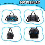 Homskiii Kids Luggage Sets with Wheels Boys Travel Softside Suitcases 16" Carry on Suitcase with Duffle Bag Boys Luggage Sets Airline Approved