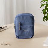 Baggallini Journey Crossbody Bags for Women 9x6" Small Lightweight Nylon Zipped Travel Safe Handbag Phone Passport Purse W/Rfid, Pacific