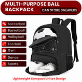 Hsmihair Youth Soccer Bag-Soccer Backpack&Backpack for Football Basketball,with Ball Compartment Separate Cleat Package