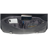 Kenneth Cole REACTION Show Business 16" Colombian Leather Business Laptop Portfolio Messenger Bag, Black