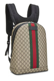 Gucci, Pre-Loved GG Supreme Canvas Web Backpack Medium, Black