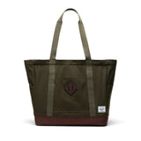 Herschel Supply Co. Heritage Tote Bag, Ivy Green/Chicory Coffee, 24.5 L
