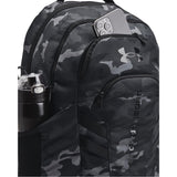 Under Armour Unisex, Hustle 6.0 Pro Backpack (002) Black/Black/Castlerock One Size Fits Most