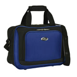 U.S. Traveler New Yorker Lightweight Expandable Rolling Luggage, Blue, 4-Piece Set