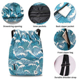 Waterproof Drawstring Bag, Gym Bag Sackpack Sports Backpack for Men Women