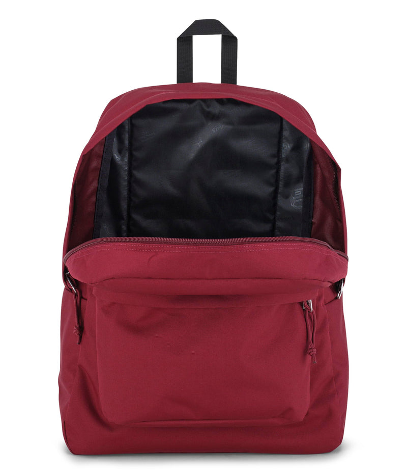 JanSport SuperBreak One Backpacks - Durable, Lightweight Bag with 1 Main Compartment, Front Utility Pocket with Built-in Organizer - Premium Backpack, Russet Red