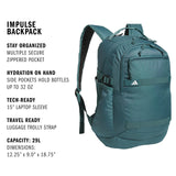 Impulse Backpack, sport bag for men and women, durable and lightweight
