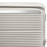 Samsonite Paralux Large Checked Luggage - Innovative Design - Quick Access Front Pocket - Dual Suspension Wheel Technology - TSA Lock - Expandable - Includes Removable Packing Cubes - Stone Grey