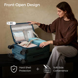 Cllson Carry on Luggage Expandable Travel Luggage Top Opening Suitcase with TSA Lock and Usb Built in,Rolling Suitcases with Spinner Wheels,PC Hard Shell Suitcases Airline Approved for valentine Gifts