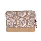 Roxy Women's Small Storage Case | Organizer | Travel | Makeup Bag | Accessories, Misty Jetties - Portabella Tropical Tile