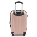 Travelers Club Chicago Hardside Expandable Spinner Luggage, Rose Gold, 3 Piece Set