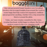 Baggallini Essential Mini Backpack Purse for Women - Built-in RFID Card Holder - Convertible Sling Bag with Adjustable Shoulder Strap