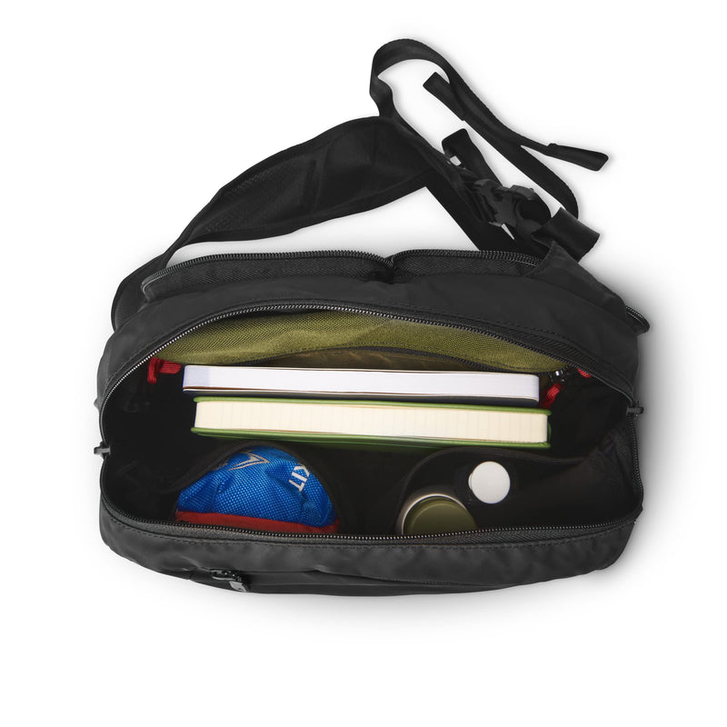 NOMATIC Navigator Collapsible Sling 6L- Crossbody Bag for Traveling, Biking and Hiking, Small Travel Backpack Sling