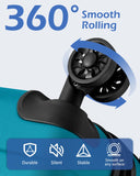 Coolife Hardside Luggage 3 Piece Set with TSA Lock, Spinner Wheels, Telescopic Handle, Lightweight Travel Suitcases (Lake Blue, 3 piece set)