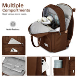 TRIPLAYER Carry On Luggage 22x14x9 Airline Approved, 22 Inch PP Hardshell Luggage Carry-on Suitcase with Spinner Wheels, Carry On Suitcase Set for Women(Mocha