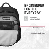 Victorinox Altmont Original Standard Backpack - Modern Backpack to Hold Travel Accessories - Comfortable Bag with Airflow - 25 Liters, Black