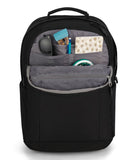 JanSport Landings Pack – Large Backpack with Soft Back Panel, Dual Water Bottle Pockets, 15-Inch Padded Laptop Compartment, Black