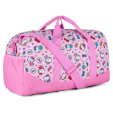 Hello Kitty Duffle Bag, 16” Travel Sleepover Bag for Girls, Weekender Bag, Pink Dance Bag