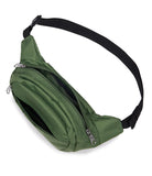 JanSport Fifth Avenue Fanny Pack Crossbody Bags for Women, Men - Stylish, Durable Waist Bag with Adjustable Belt, Main Zippered Pocket, Quick Stash Pocket, Travel Essentials, Cargo Green