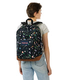 JanSport Cool Backpack with 15-inch Laptop Sleeve, Large Computer Bag Rucksack with 2 Compartments, Ergonomic Straps, Bewitched Blooms