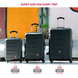 SwissGear 7366 Signature Hardside Expandable Luggage with Spinner Wheels, TSA Lock, Pink, Checked-Medium 23-Inch