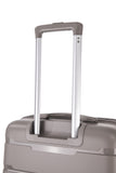 Rockland Pasadena Hardside Luggage with Spinner Wheels, Silver, 19", 23", 27"