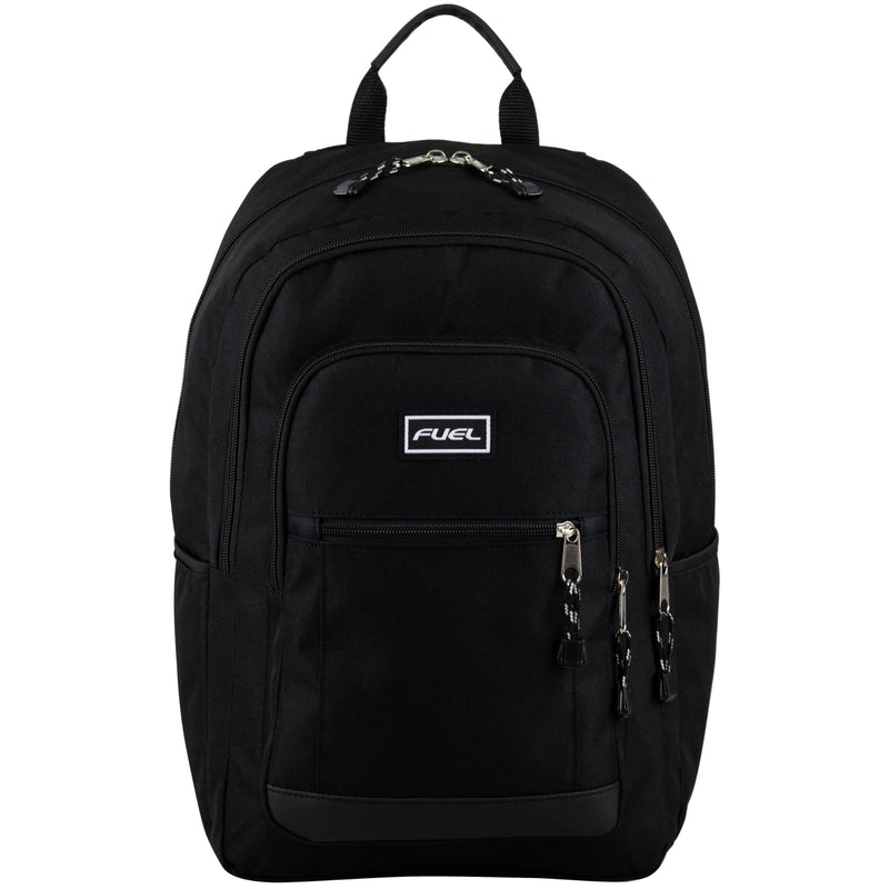 FUEL Laptop Durable Hiking Travel Commuter Carry On Casual Daypack Classic Bag Backpack, Black