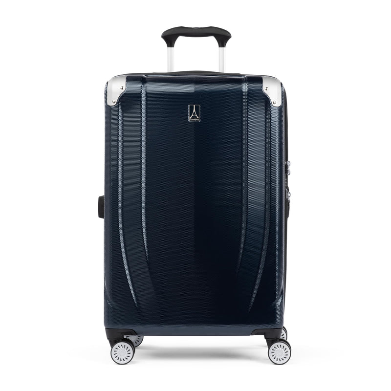 Travelpro Pathways 3 Hardside Expandable Luggage, 8 Spinner Wheels, Lightweight Hard Shell Suitcase, Checked Medium 25 Inch, Royal Blue