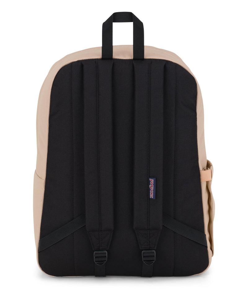 JanSport SuperBreak Plus Backpack with Padded 15-inch Laptop Sleeve and Integrated Bottle Pocket - Spacious and Durable Daypack for Work and Travel - Travertine