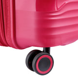 DELSEY Paris Dune Hardside Expandable Luggage with Spinner Wheels, Viva Magenta, Checked-Medium 25 Inch