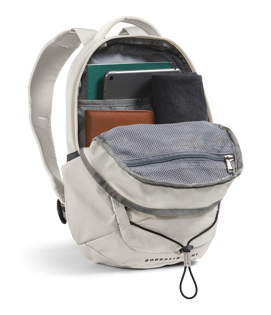 The North Face Borealis Backpack – White Dune/TNF Black Style 2 –