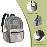 COVAX Heavy Duty Mesh Backpacks for Adults, See Through Backpack for Swimming, Fitness, Sports, Carry Portable Oxygen Concentrators