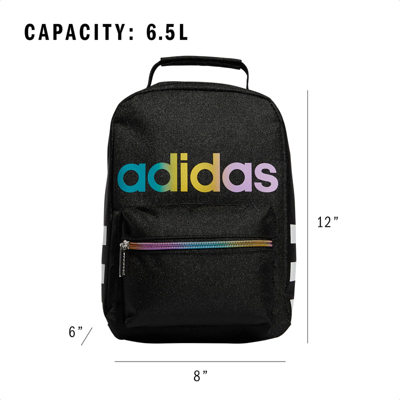 adidas Unisex Santiago Lunch Bag Cooler for Women and Men, Insulated Food Container Box with Mesh Pocket