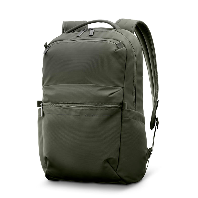 Samsonite Better Than Basic Backpack - Dedicated Laptop Compartment, Quick Stash Front Pockets and Lightweight Breathable Airmesh - Olive