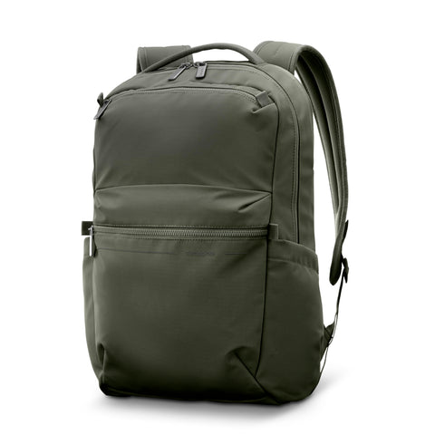 Samsonite Better Than Basic Backpack - Dedicated Laptop Compartment, Quick Stash Front Pockets and Lightweight Breathable Airmesh - Olive