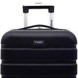 Wrangler 20" Hardside Spinner Carry-On Luggage, Black