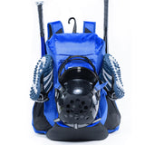 VIGEGARI Baseball & Softball Bat Backpack, Double-Layer Sports Bag with Glove Clip, Large Capacity for Youth & Adult Players, Accessories Storage for Boys and Girls