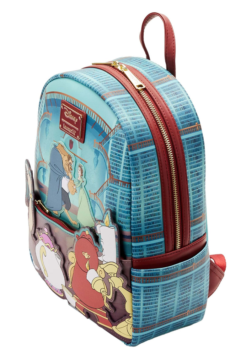 Loungefly Disney Beauty and the Beast Library Scene Mini