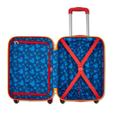 American Tourister Mickey Mouse Carry-On Luggage - Airline Approved, Durable Hardshell with Micky, Donald Duck, Pluto & Goofy - Roll Confidentially with Spinner Wheels & Colorful Adjustable Handle