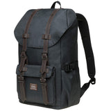 KAUKKO Laptop Outdoor Backpack Traveling Daypack Hiking Rucksack Large Capacity Bag Fits 15.6"(23-Darkgrey)