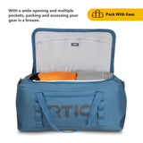RTIC Road Trip Duffle Bag for Men and Women, Traveling Tote for Camp, Travel, Gym, Weekender, Camping, Overnight, Carry On, Sports, Spacious, Water Resistant, Large, Storm