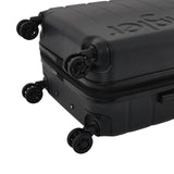 Wrangler Maverick 3 Piece Luggage Set, Black