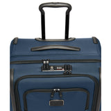TUMI - Alpha Medium Dual Access Expandable 4-Wheeled Checked Luggage - Zipper Expansion - Durable Ballistic Nylon - Medium Capacity Suitcase with TSA Lock - Navy Blue