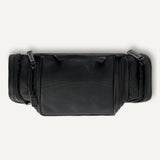 Amazon Essentials Spacious Toiletry Bag, Hanging Cosmetic Dopp Kit with Multiple Compartments, Durable 1680D Polyester, Large Capacity Storage, Compact Design, Black (Previously Amazon Basics)